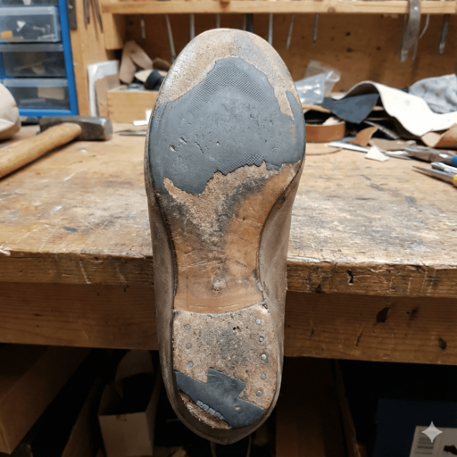 Worn sole